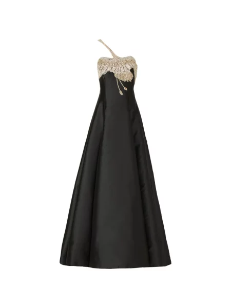 Rochie Costarellos cu aplicații negru