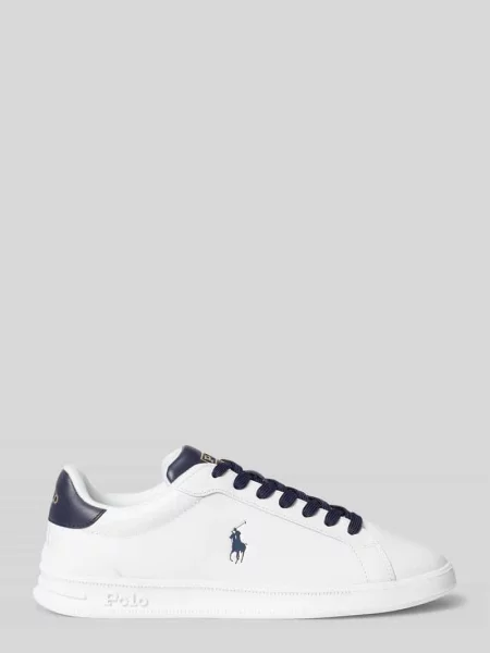 Sneakersy niskie z naturalnej skóry model ‘HERITAGE COURT II’ Polo Ralph Lauren białe