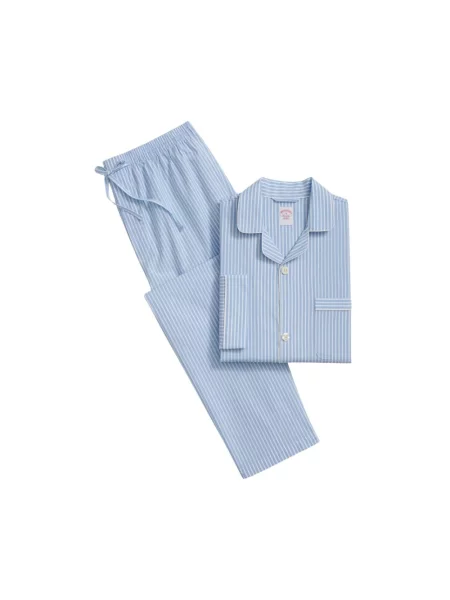 Pasek Brooks Brothers w paski z paskiem niebieski