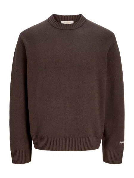 JACK & JONES Pulover JORNorrebro închis maro
