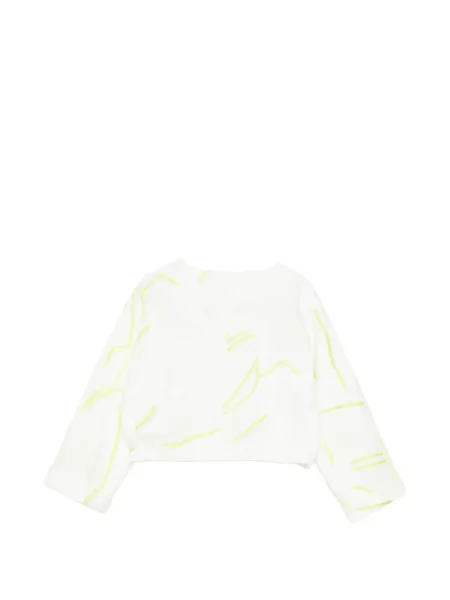 Geacă Shiatzy Chen din jacard alb
