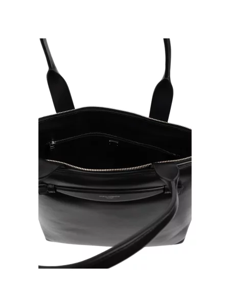 Torba Dolce And Gabbana skórzana czarna