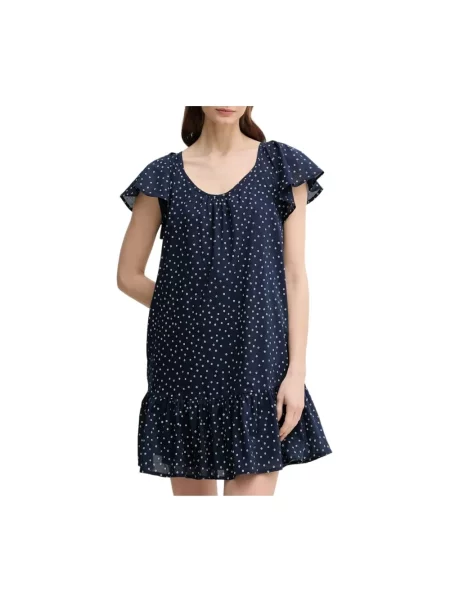 Pepe Jeans sukienka DAFNE mini rozkloszowana granatowy