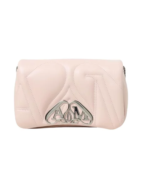 Torebka Alexander Mcqueen pikowana beżowa