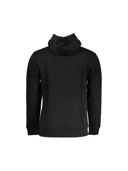 Długa bluza z kapturem Vans z kapturem z długim rękawem czarna