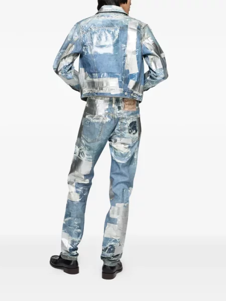 Geacă de blugi Acne Studios albastru