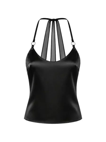 Τοπ Ow Collection από διχτυωτό μαύρο