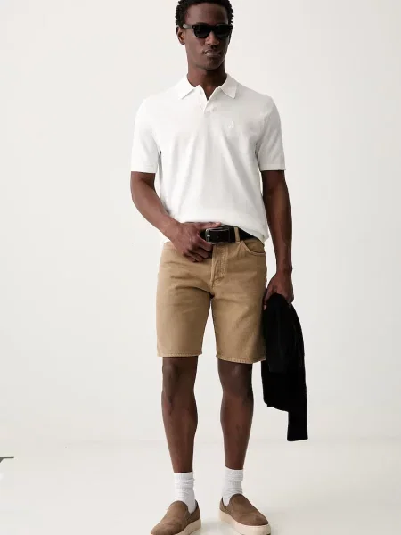 Tricou polo Marc O'polo alb