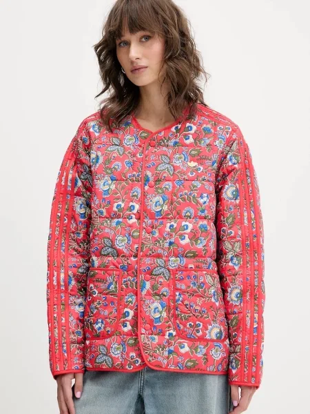 Adidas Originals geacă Liberty de tranziție oversize portocaliu