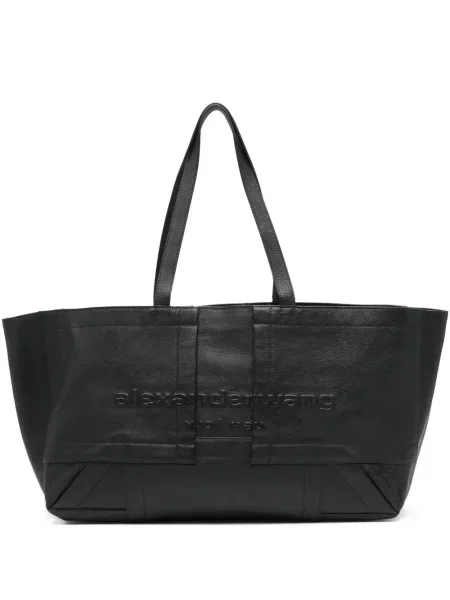 Geanta de piele Alexander Wang din piele negru