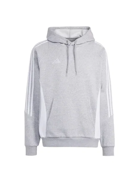 ADIDAS PERFORMANCE Αθλητική μπλούζα φούτερ Tiro γκρι μελανζέ λευκό