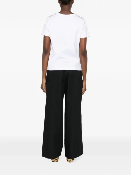 Tricou Shirt C Zero din jerseu cu decolteu rotund alb