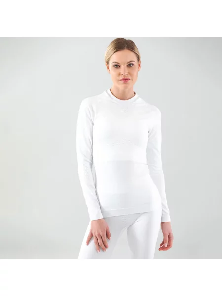Koszulka z długim rękawem FLEX Seamless LS biała