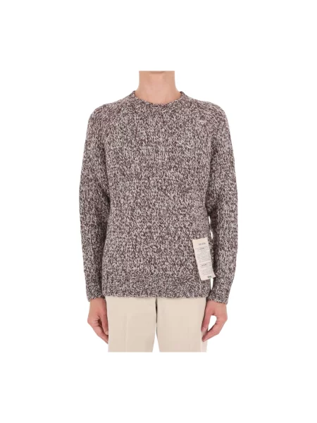 Sweter Ballantyne wełniany brązowy