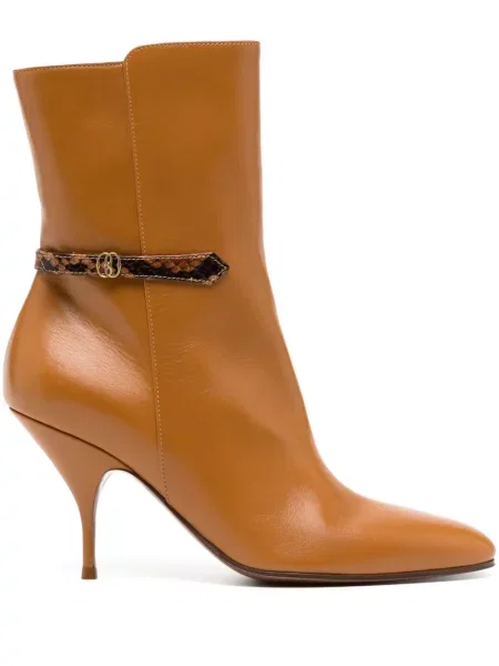 Botine Bally din piele maro