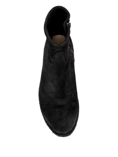 Cizme scurte Paul Silence din piele de căprioară negru