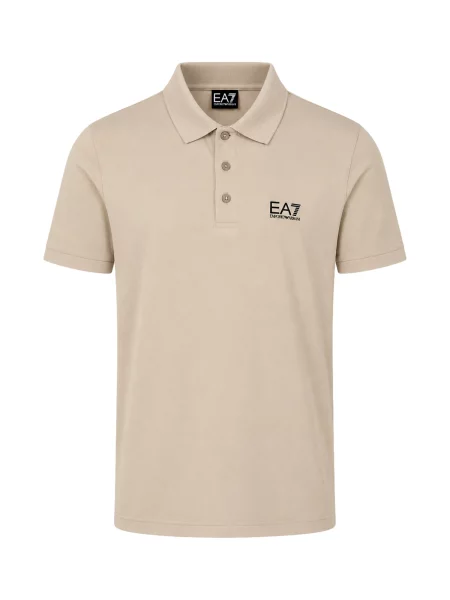 Emporio Armani Tričko cappuccino černá