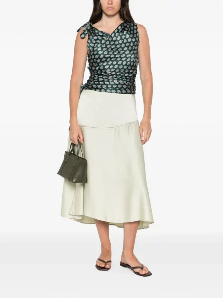 Top Dôen cu imagine cu model paisley verde
