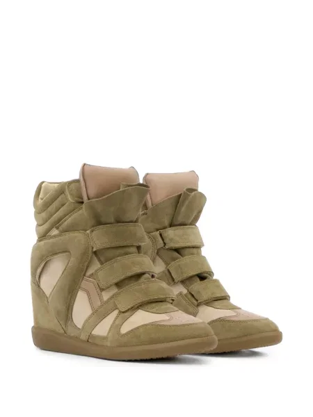 Sneakerși Isabel Marant cu pană verde