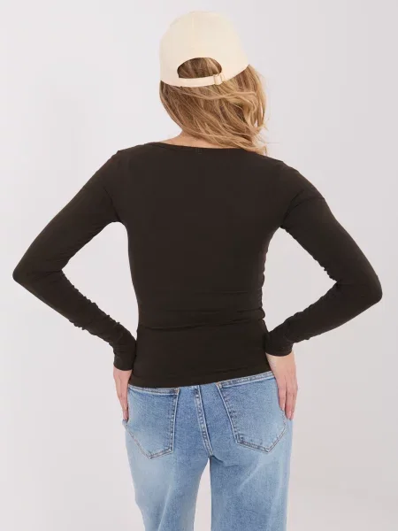 Bluză Factory Price cu mâneci lungi lungă maro