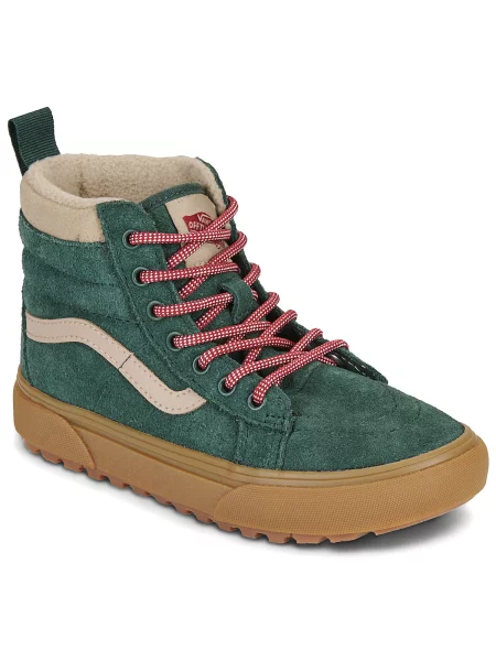 Členkové topánky Vans zelená