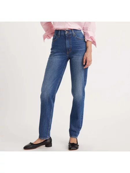 Blugi mom fit Levi's® albastru