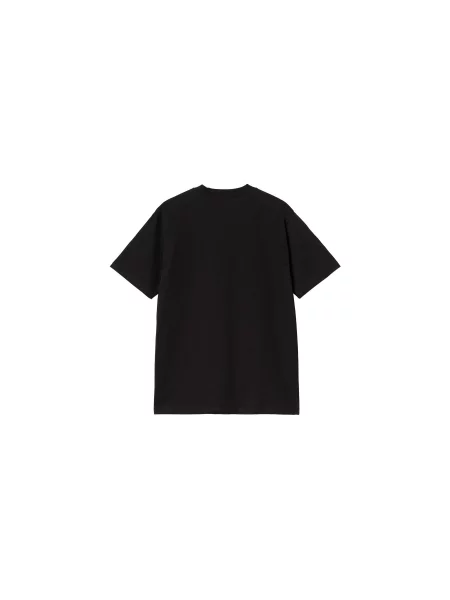 Carhartt WIP S/S Solar Chrome Script T-Shirt Mężczyźni Koszulki Carhartt WIP Size: L czarny