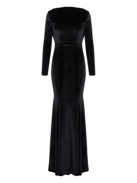 Rochie maxi Roserry lungă de costum negru