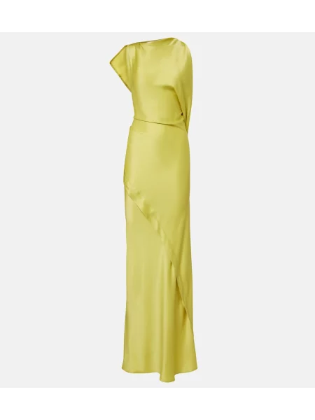 Rochie Victoria Beckham drapată albastru