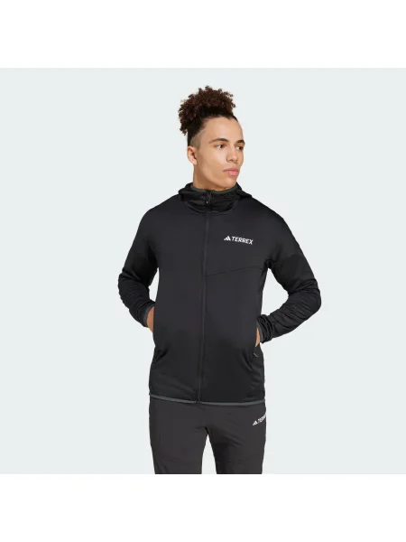 ADIDAS TERREX Jachetă fleece funcțională Xperior negru alb
