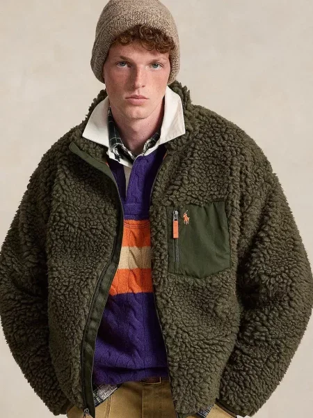 Polo Ralph Lauren jachetă pentru bărbați verde