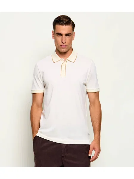 Tricou polo Boss Black negru