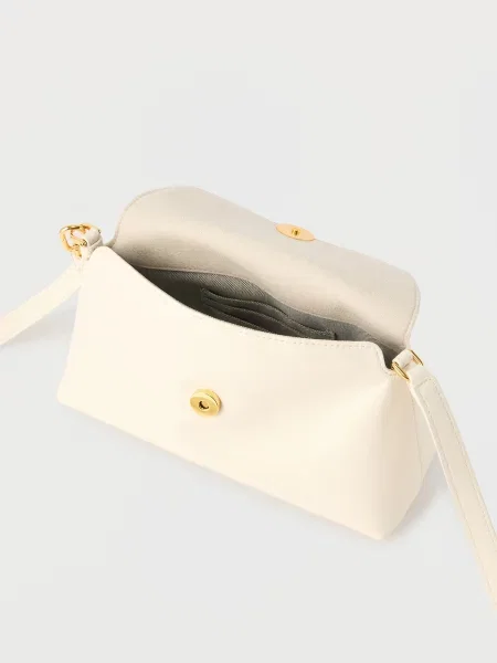Geantă Furla Soft Mini CN Crem bej