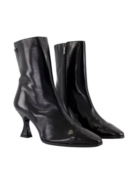 Buty do kostki Carel skórzane czarne