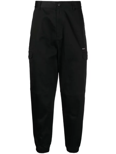 Zkrácené cargo kalhoty Ports V černé