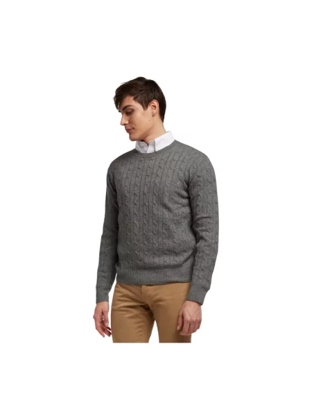 Sweter Brooks Brothers wełniany szary