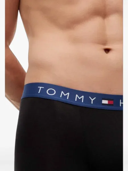 Boxeri Tommy Hilfiger cu autograf negru