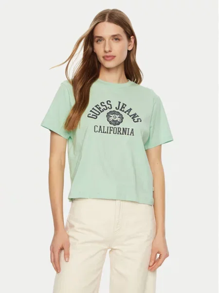 Guess Jeans T-Shirt zielony