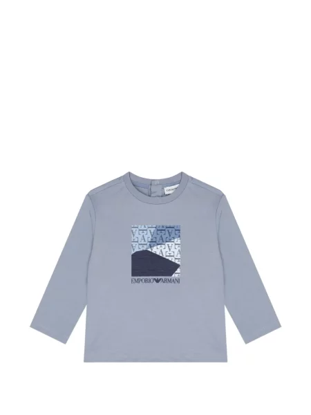 Μπλούζα Emporio Armani μπλε