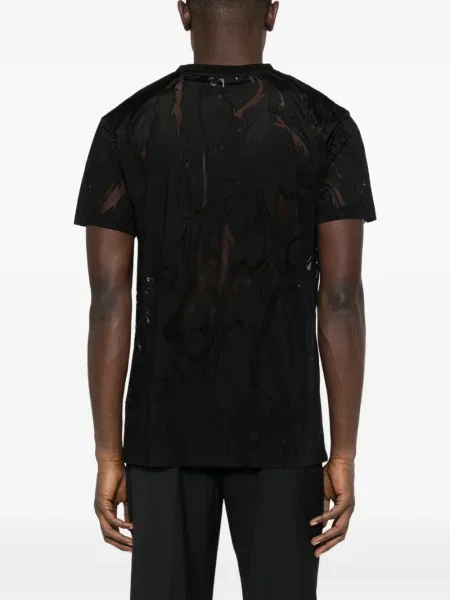 Tricou Lgn Louis Gabriel Nouchi cu imagine scurt negru