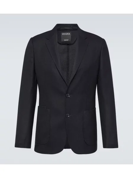 Sacou Zegna de lână albastru