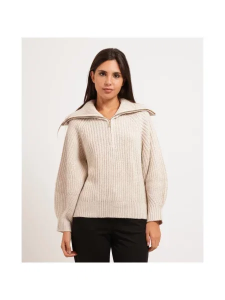 Sweter Armani Exchange wełniany beżowy
