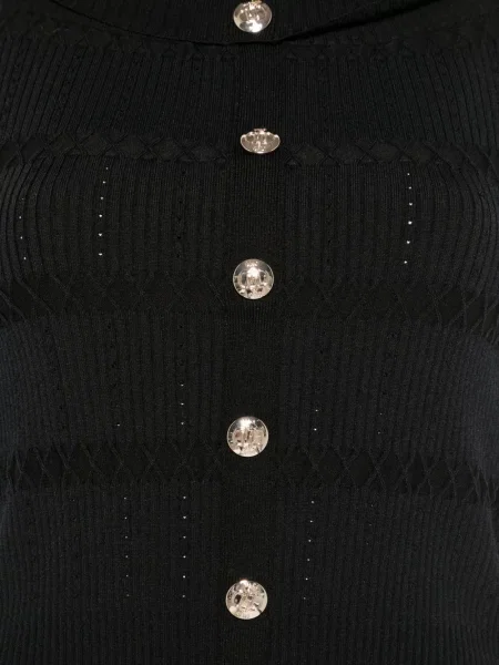 Kołnierzykowy podkoszulka Liu Jo czarna