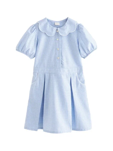 Next Rochie albastru alb