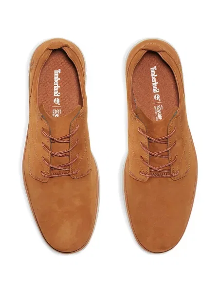 Botine Timberland cu șireturi din dantelă maro