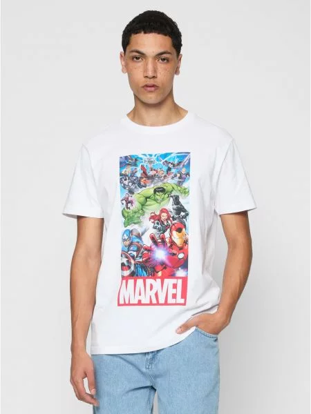 Tricou Merchcode alb