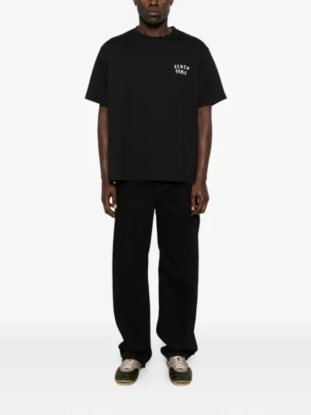 Tricou Kenzo cu broderie negru