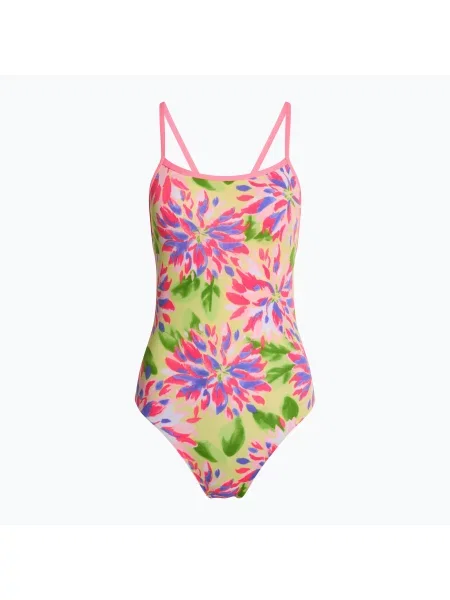 Дамски бански костюм от една част Funkita Strength One Piece spring sun розово
