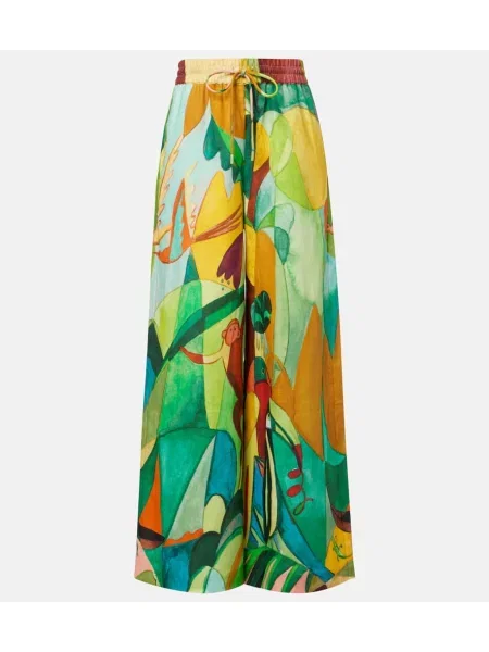 Pantaloni Alemais de in cu picior lat