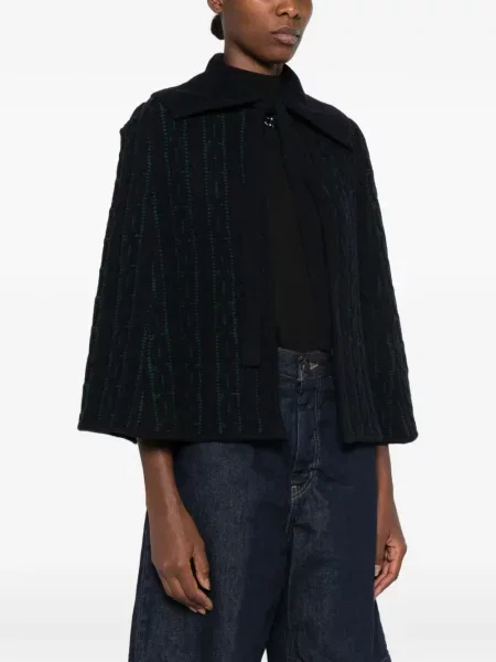 Cardigan Maje tricotate albastru